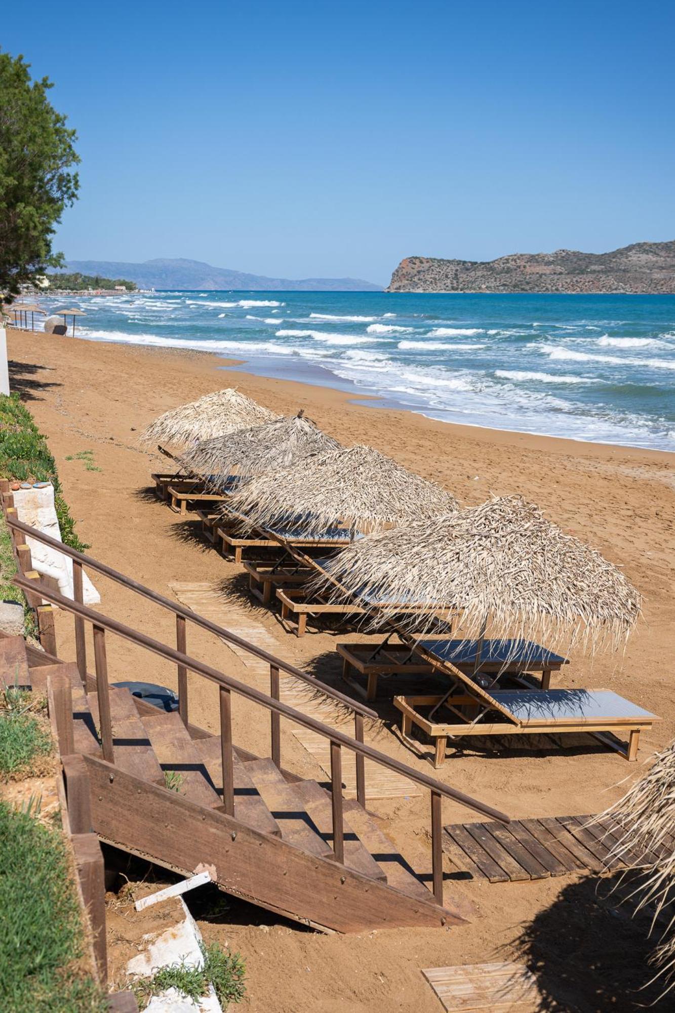 The Mini Beach Hotel Stalós Exterior foto